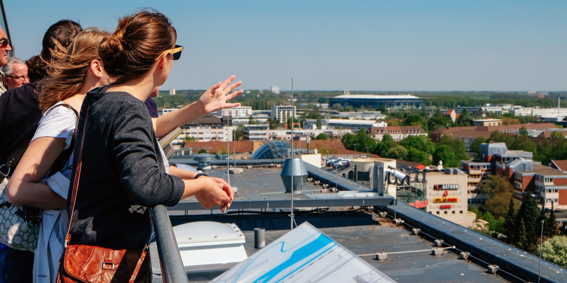 Rathausdachführung im Januar, © WMG Wolfsburg, Foto Janina Snatzke