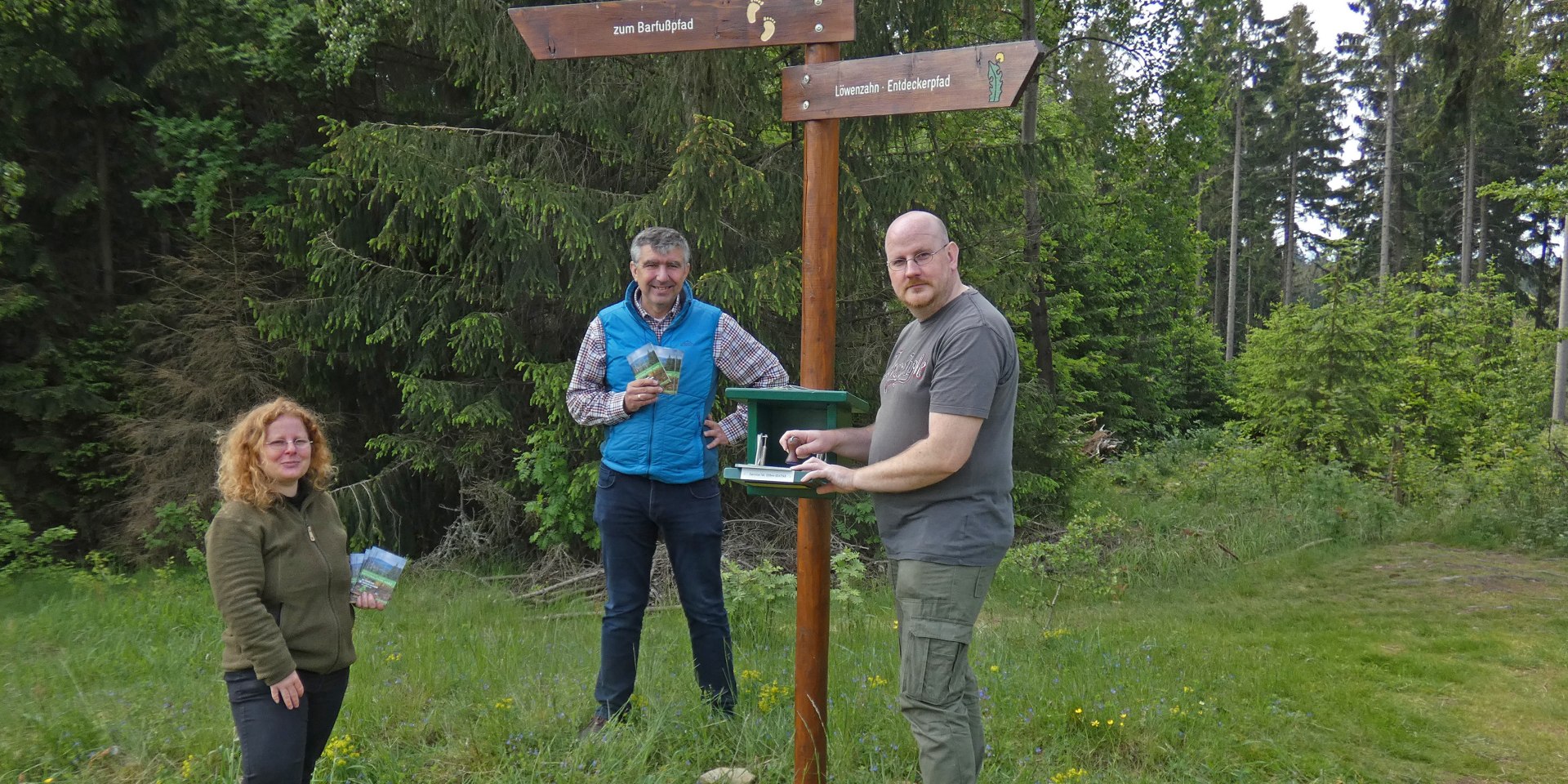 Präsentation des neuen Begleithefts Nationalpark Harz der Harzer Wandernadel, © Irmtraud Theel/Nationalpark Harz