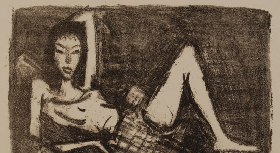 Otto Mueller, Mädchen auf dem Kanapee, 1922, Landesmuseum Kunst & Kultur Oldenburg, © Sven Adelaide Otto Mueller, Mädchen auf dem Kanapee, 1922, Landesmuseum Kunst & Kultur Oldenburg, © Sven Adelaide