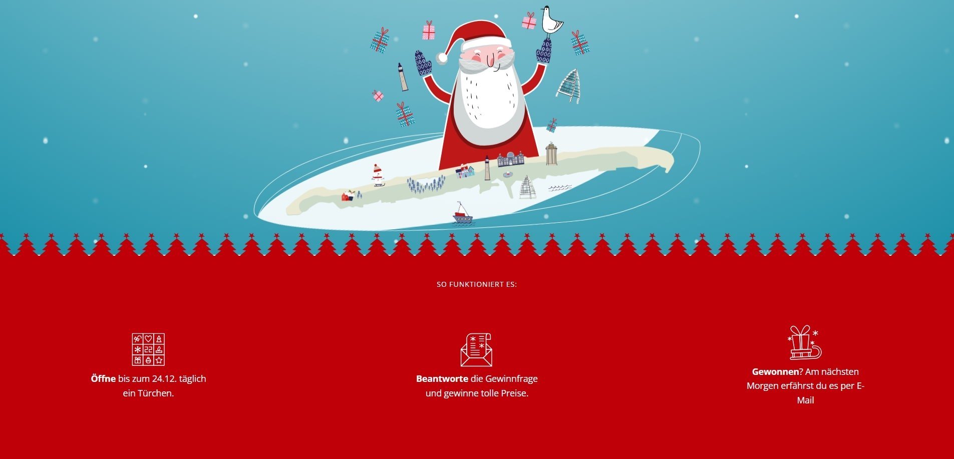 Lebendiger Adventskalender, © Kurverwaltung Juist &amp; Curiopia Bremen