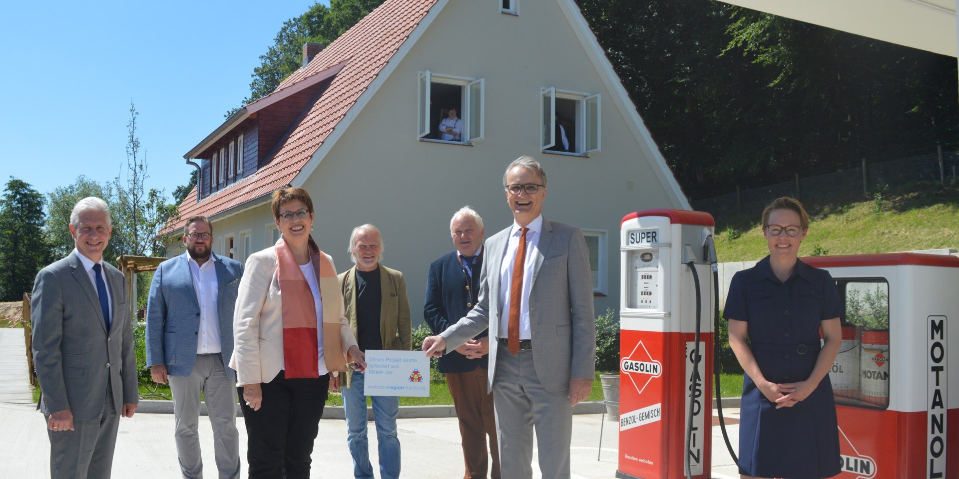 Eröffnung Siedlungsdoppelhaus Freilichtmuseum Kiekeberg, © Metropolregion Hamburg