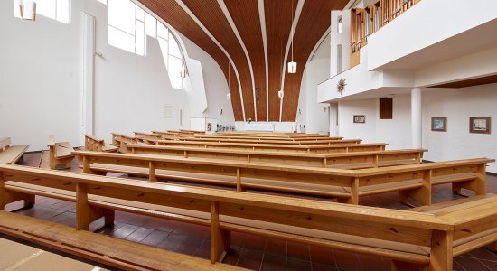 Heilig-Geist Kirche Wolfsburg, © Stadt Wolfsburg/Tim Dalhoff Heilig-Geist Kirche Wolfsburg, © Stadt Wolfsburg/Tim Dalhoff