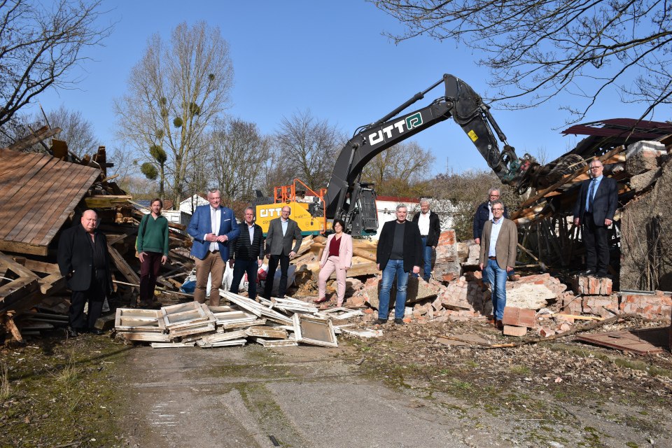 Vorarbeiten im Weserbogen gestartet, © Landesgartenschau Höxter 2023 gGmbH