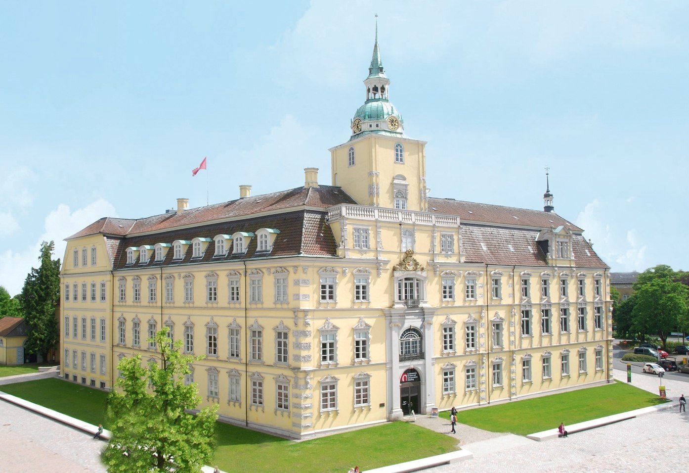 Außenaufnahme vom Schloss, © Landesmuseum für Kunst und Kulturgeschichte Oldenburg / S. Adelaide