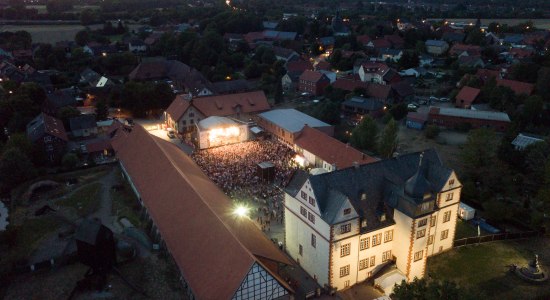 Luftbild Kultursommer abends , © André Kugellis/Stadt Salzgitter Luftbild Kultursommer abends , © André Kugellis/Stadt Salzgitter