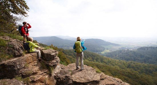 Ausblick von den Hohenstein-Klippen , © Weserbergland Tourismus e.V.