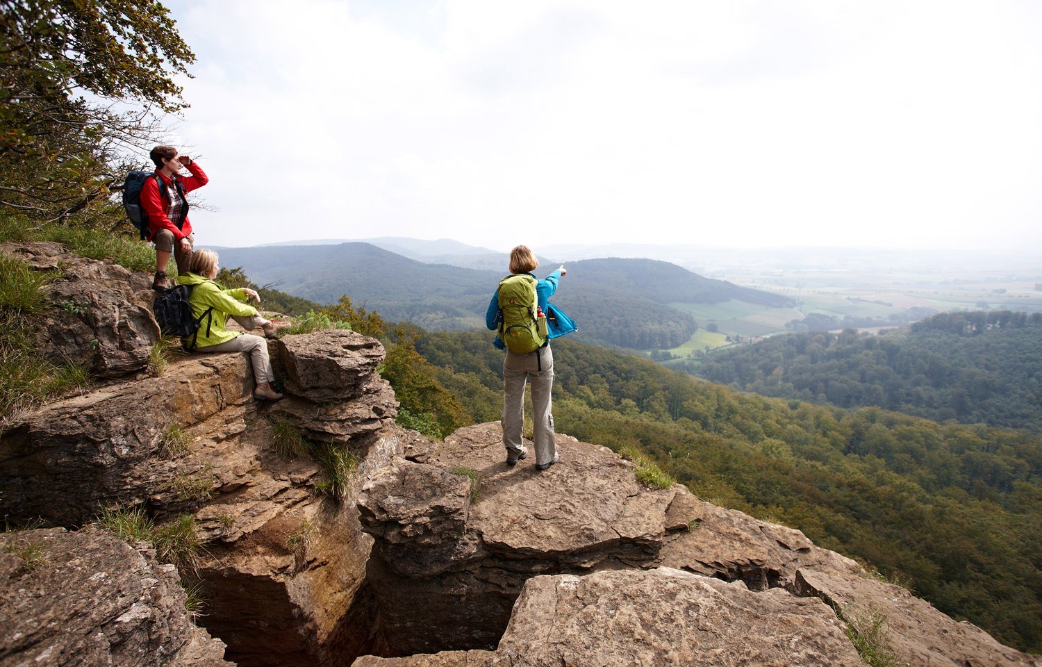 Ausblick von den Hohenstein-Klippen , © Weserbergland Tourismus e.V.