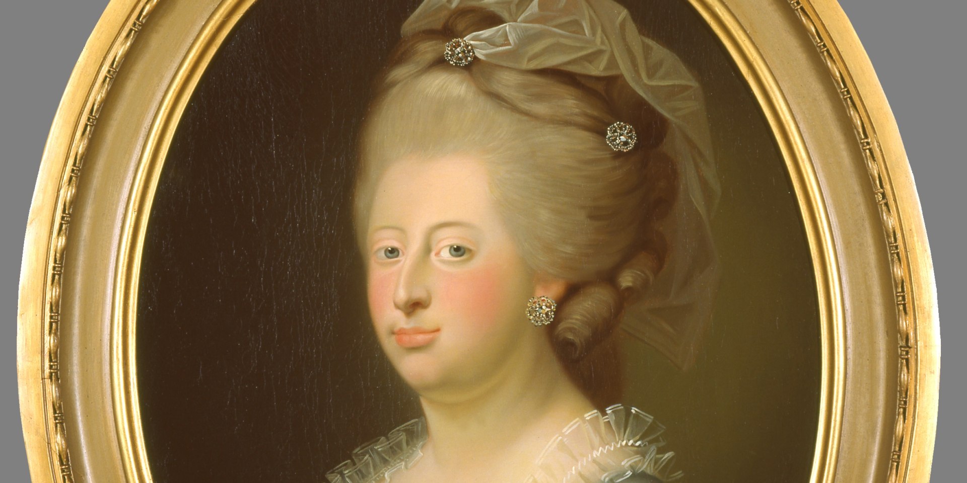 Caroline Mathilde, gemalt vom dänischen Hofmaler Jens Juel, 1771. , © Residenzmuseum im Celler Schloss, Foto: Fotostudio Loeper, Celle.