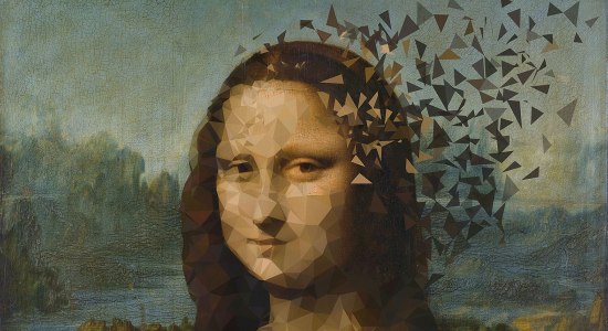 Mona Lisa: Illustration nach Leonardo da Vinco, © Landesmuseum Hannover