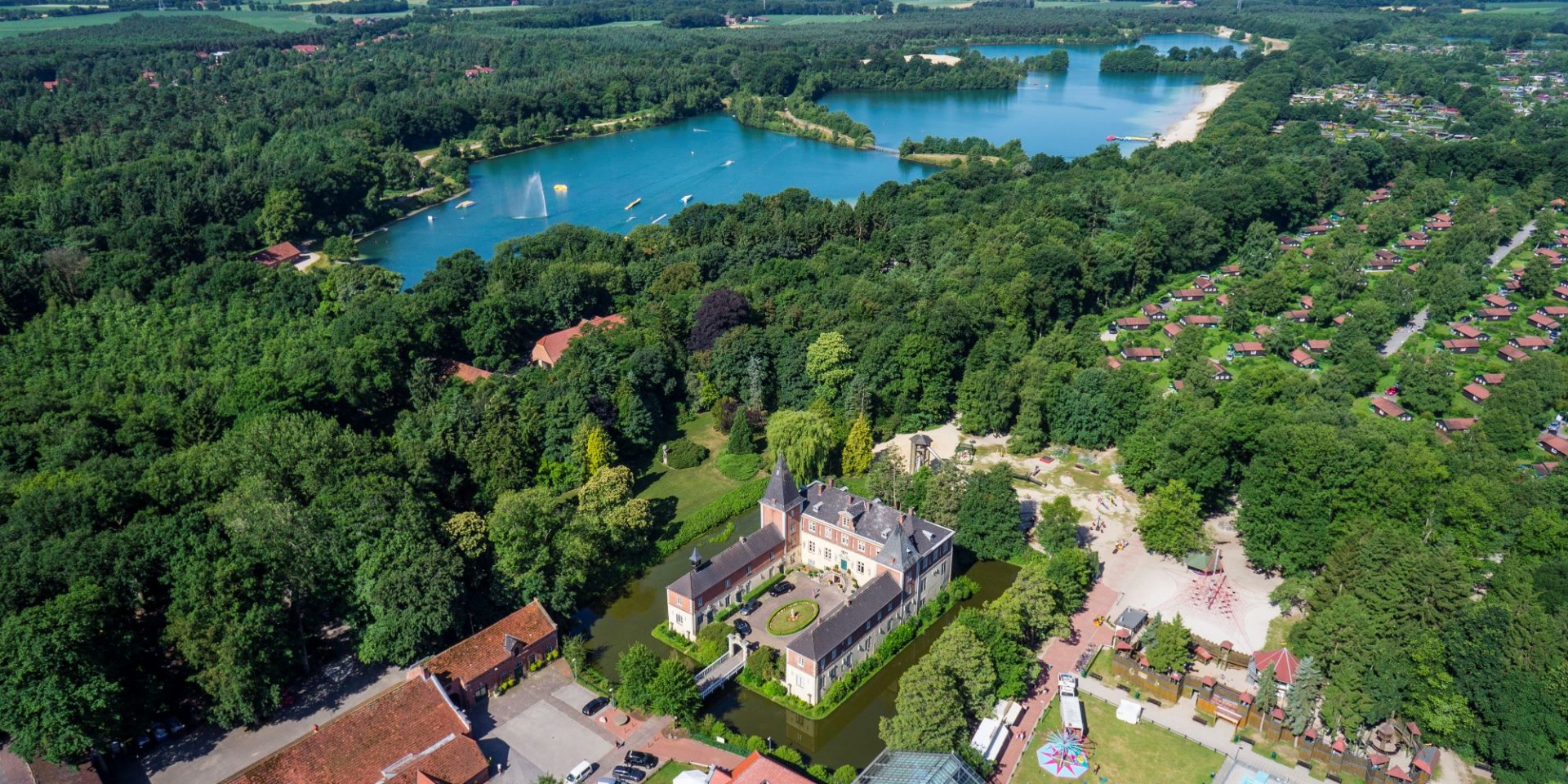 Luftbild Schloss Dankern, © Schloss Dankern