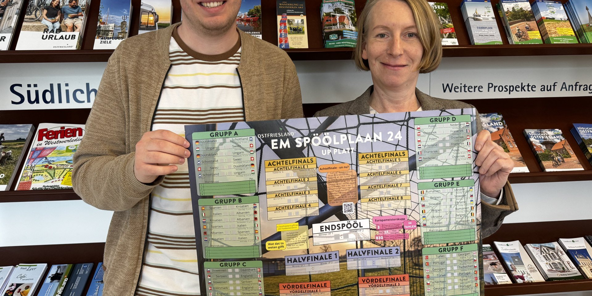 Spielplan auf Plattdeutsch, © Ostfriesland Tourismus GmbH