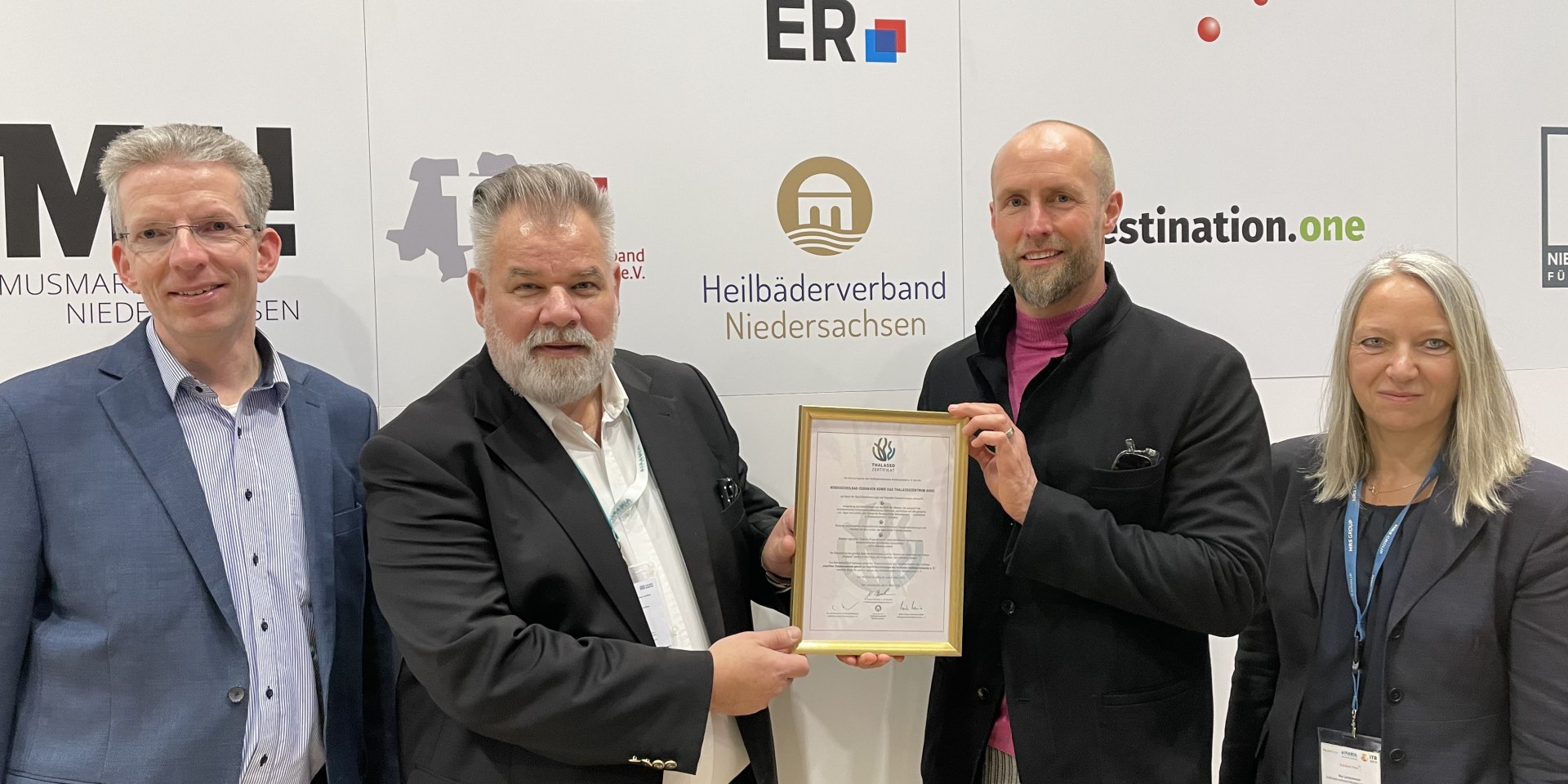 Übergabe Thalasso-Zertifikat an Cuxhaven, © Heilbäderverband Niedersachsen e. V. 