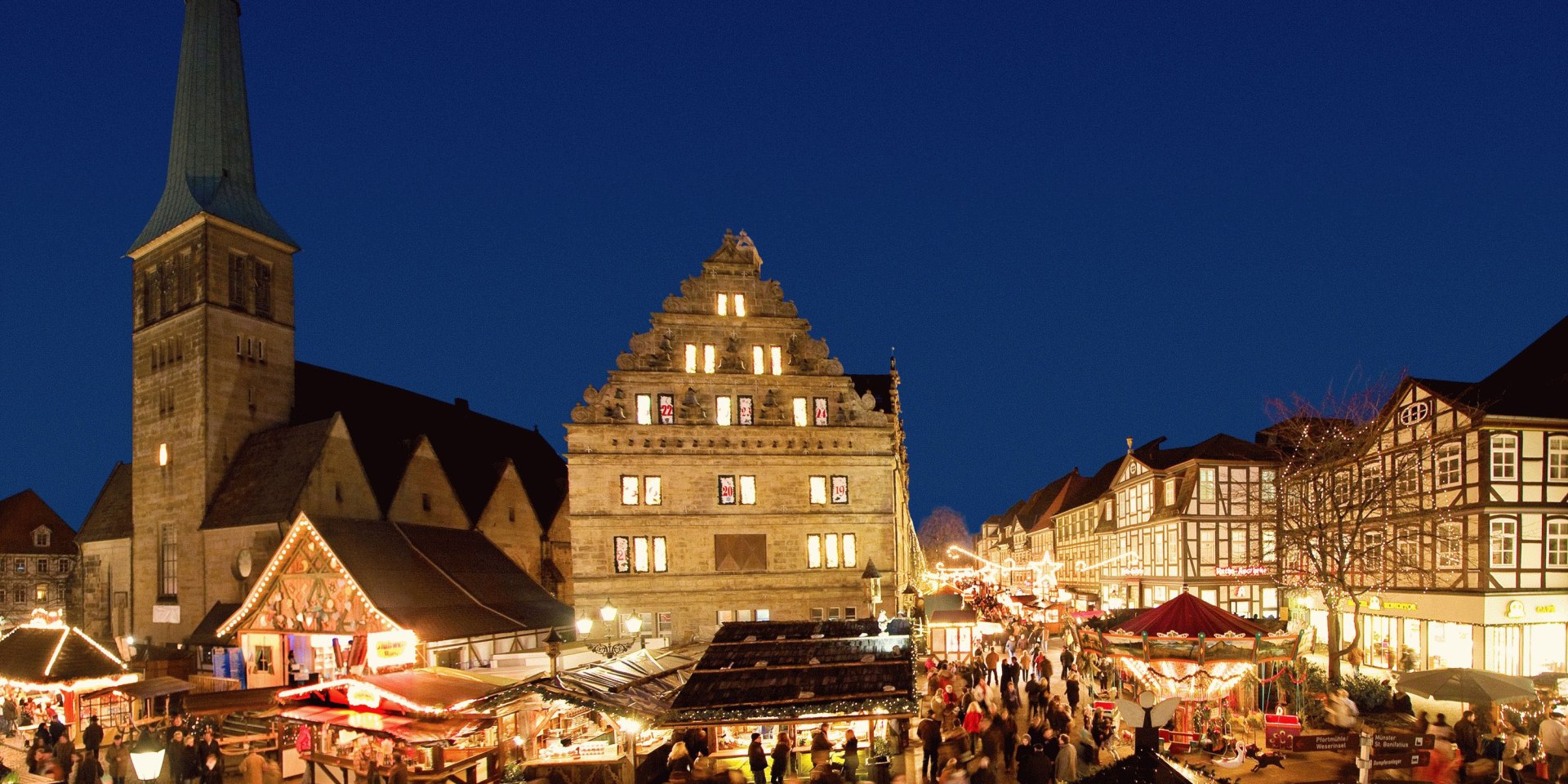 Weihnachtsmarkt Hameln, © HMT Hameln Marketing und Tourismus GmbH