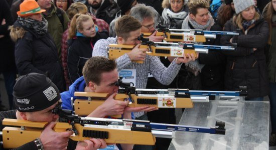 Biathlon-Cup in Wolfsburg, © www.biathlon-tour.de