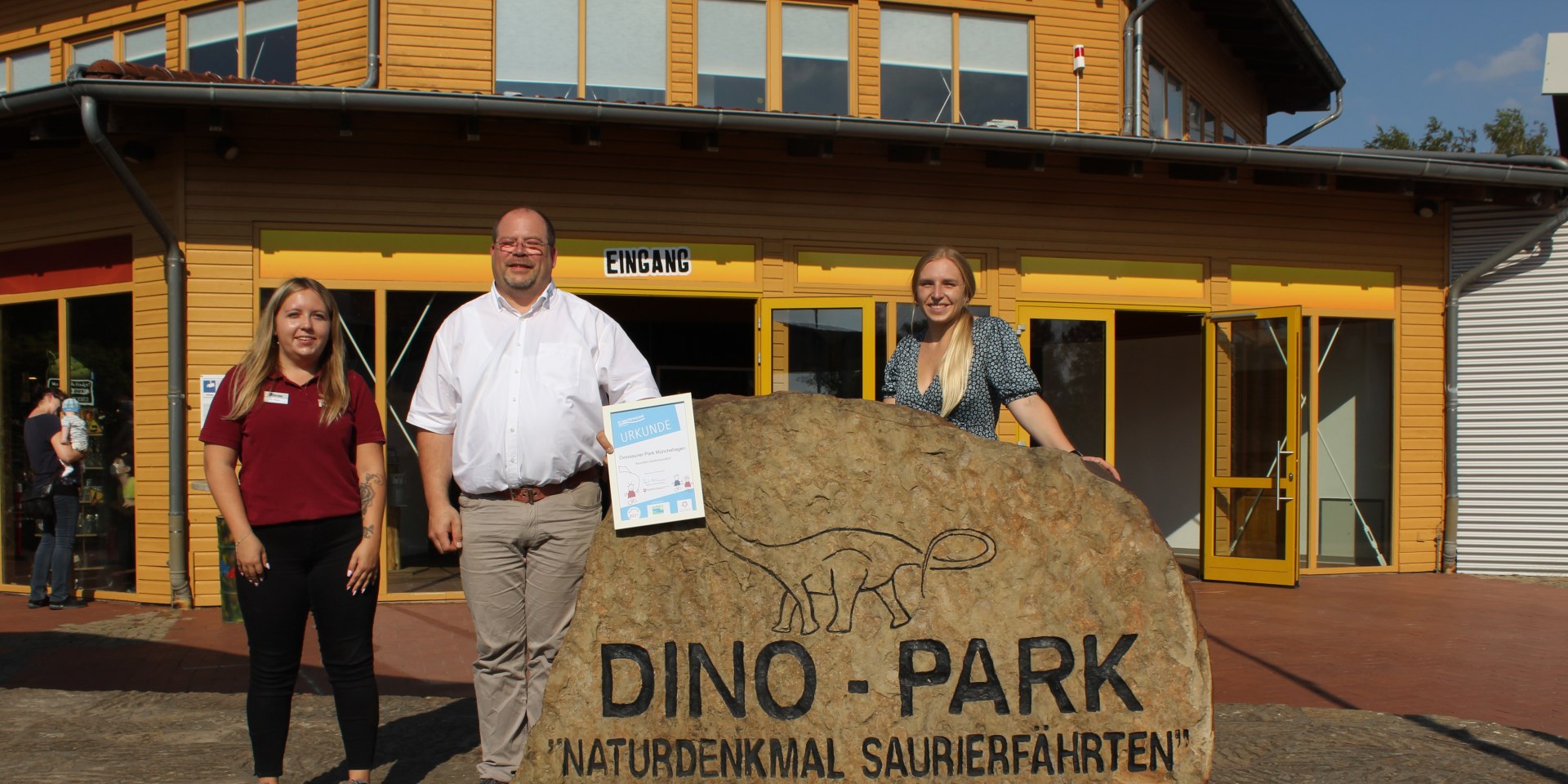 Der Dino-Park Münchehagen wurde als Kinderferienland-Betrieb rezertifiziert, © Mittelweser-Touristik GmbH