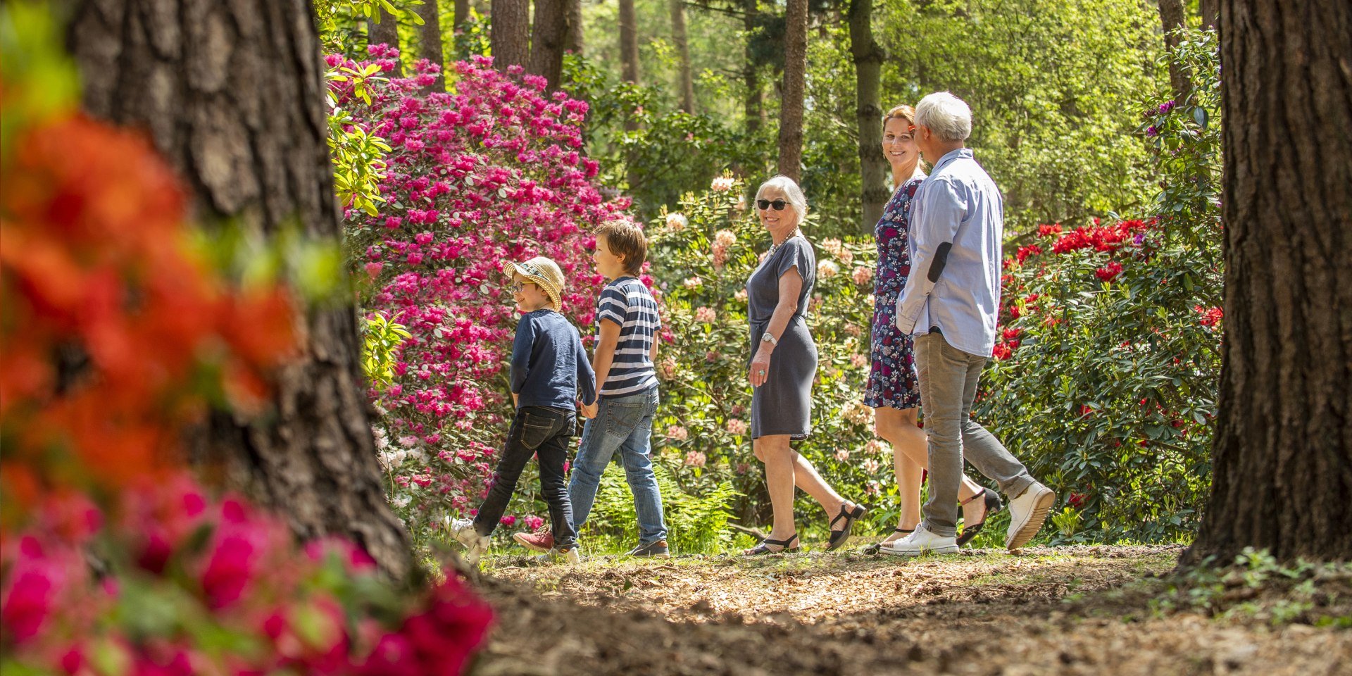 Familie beim Spaziergang in Westerstede, © Westerstede Touristik e.V.