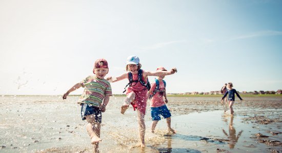 Juist Kinder Watt, © Pascal Skwara