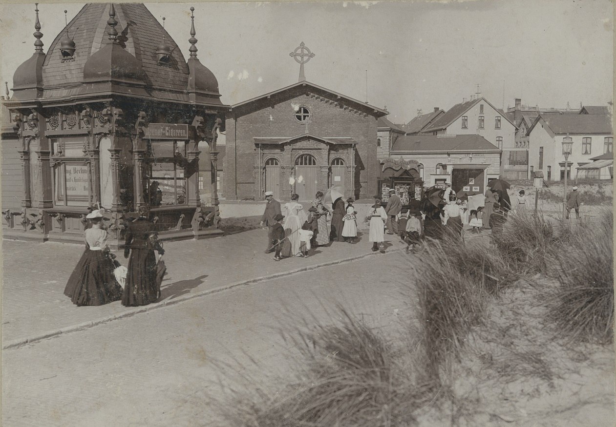 Die Sandstraße Mitte, © Heimatverein Borkum