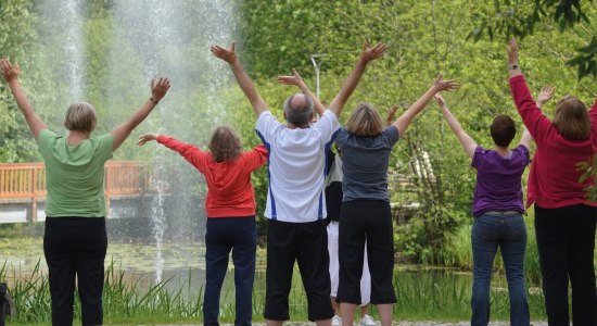 Bad Bevensen Qigong im Kurpark, © Bad Bevensen Marketing GmbH | Nina Lüdemann