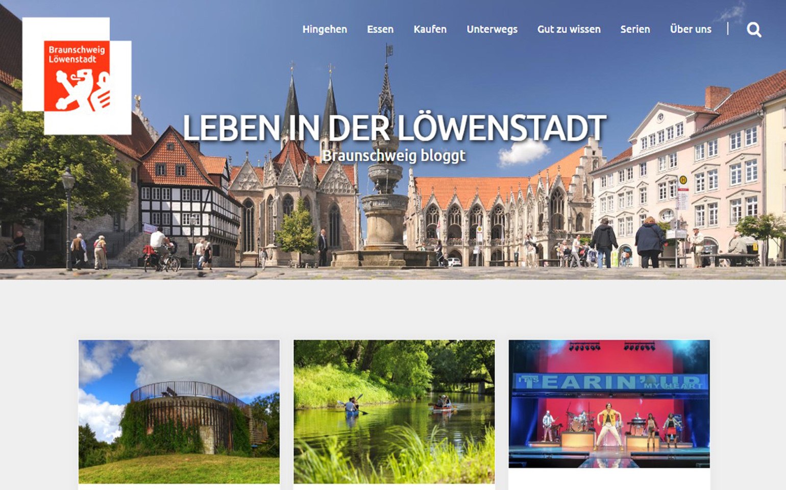 Der Löwenstadtblog im neuen Design., © Braunschweig Stadtmarketing GmbH