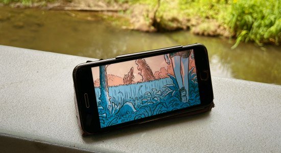 Individualwanderung zur Graphic Novel von Lukas Jüliger, © Theater an der Glocksee & Theater zwischen den Dörfern / Bild: Lukas Jüliger Individualwanderung zur Graphic Novel von Lukas Jüliger, © Theater an der Glocksee & Theater zwischen den Dörfern / Bild: Lukas Jüliger