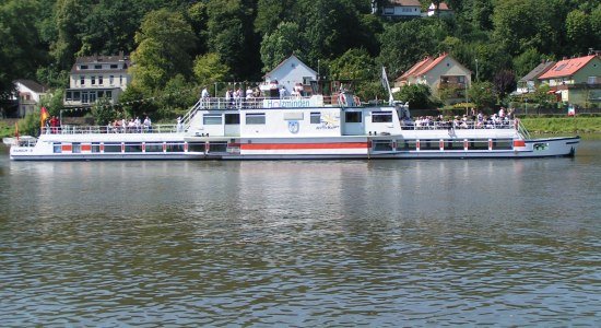Schiff auf der Weser, © HamelnMarketing