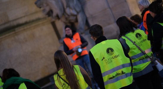 Neue Taschenlampen-Tour durch Hannover, © HMTG, Tim Schaarschmidt Neue Taschenlampen-Tour durch Hannover, © HMTG, Tim Schaarschmidt