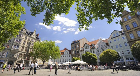 Der belebte Kohlmarkt in Braunschweig, © Braunschweig Stadtmarketing GmbH / Daniel Möller