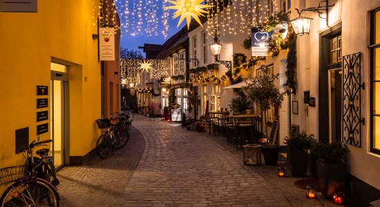 Weihnachtsbeleuchtung Bergstraße, © OTM | Mario Dirks