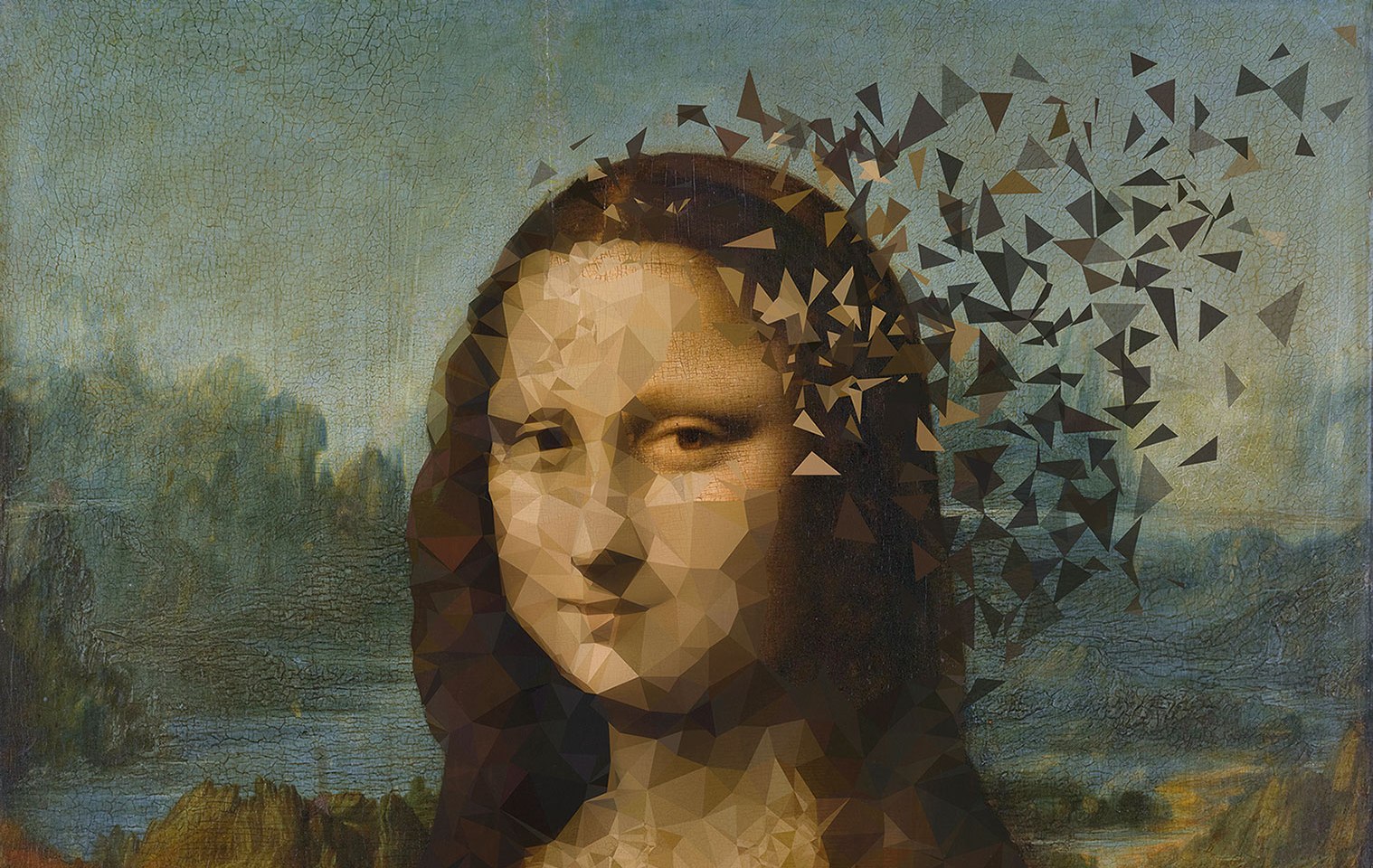 Mona Lisa: Illustration nach Leonardo da Vinco, © Landesmuseum Hannover