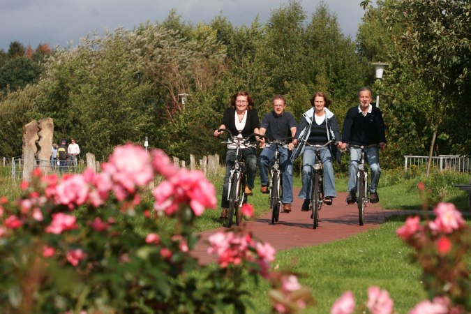 Radfahrer im Hasetal