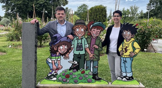 Brockenbande ist Dauergast im Europa-Rosarium Sangerhausen, © HTV