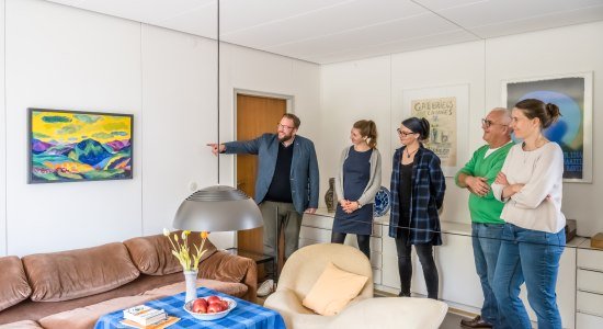 Führung durch das Quelle-Haus, © FLMK