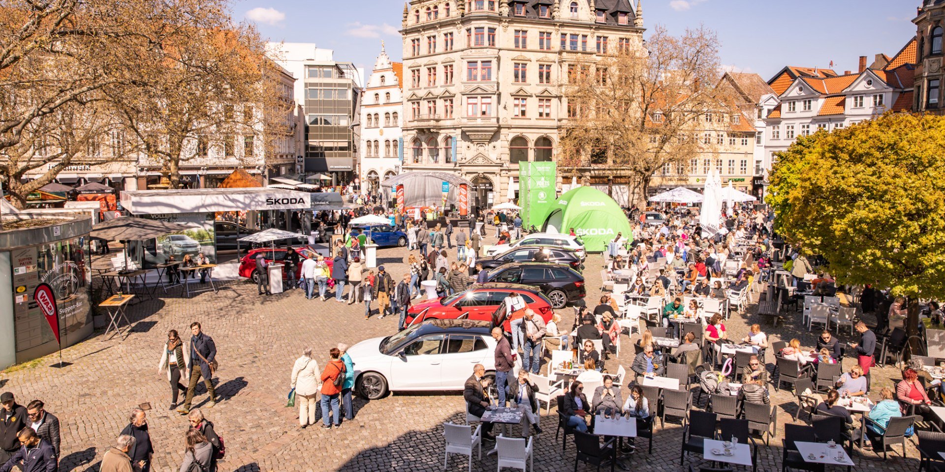 Am 27. und 28. April dreht sich beim Stadtfrühling in der Braunschweiger Innenstadt alles um Mode und aktuelle Mobilitätstrends.  , © Braunschweig Stadtmarketing GmbH/Philipp Ziebart