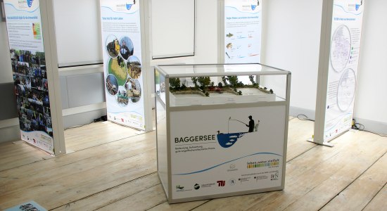 Baggersee-Forschung anschaulich vermittelt, © Biosphaerium Elbtalaue GmbH