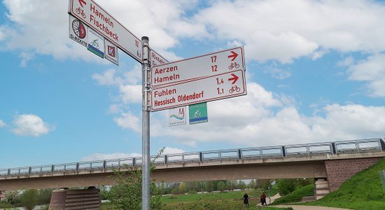 Neues Logo Weser-Radweg, © Weserbergland Tourismus e.V.
