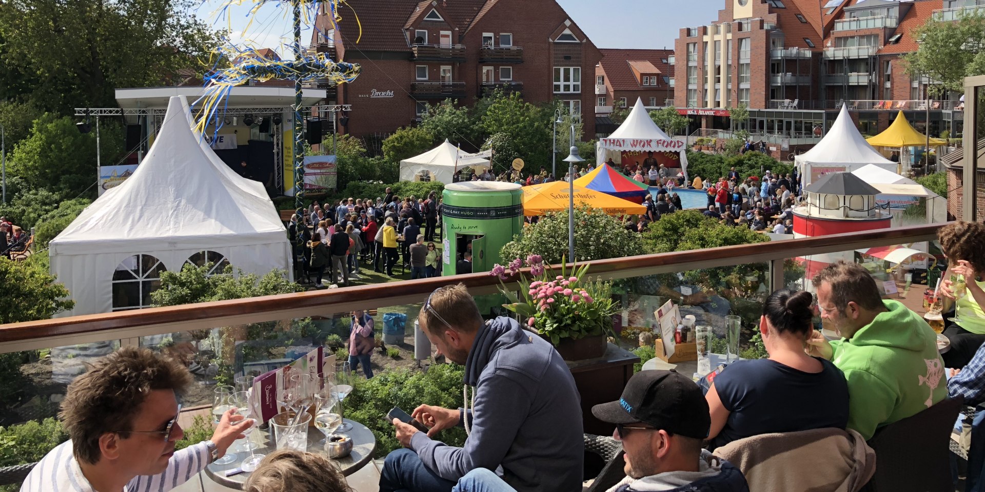 Viele Besucher beim Mai-Highlight, dem Juister Musikfestival , © Juister Musikfestival 