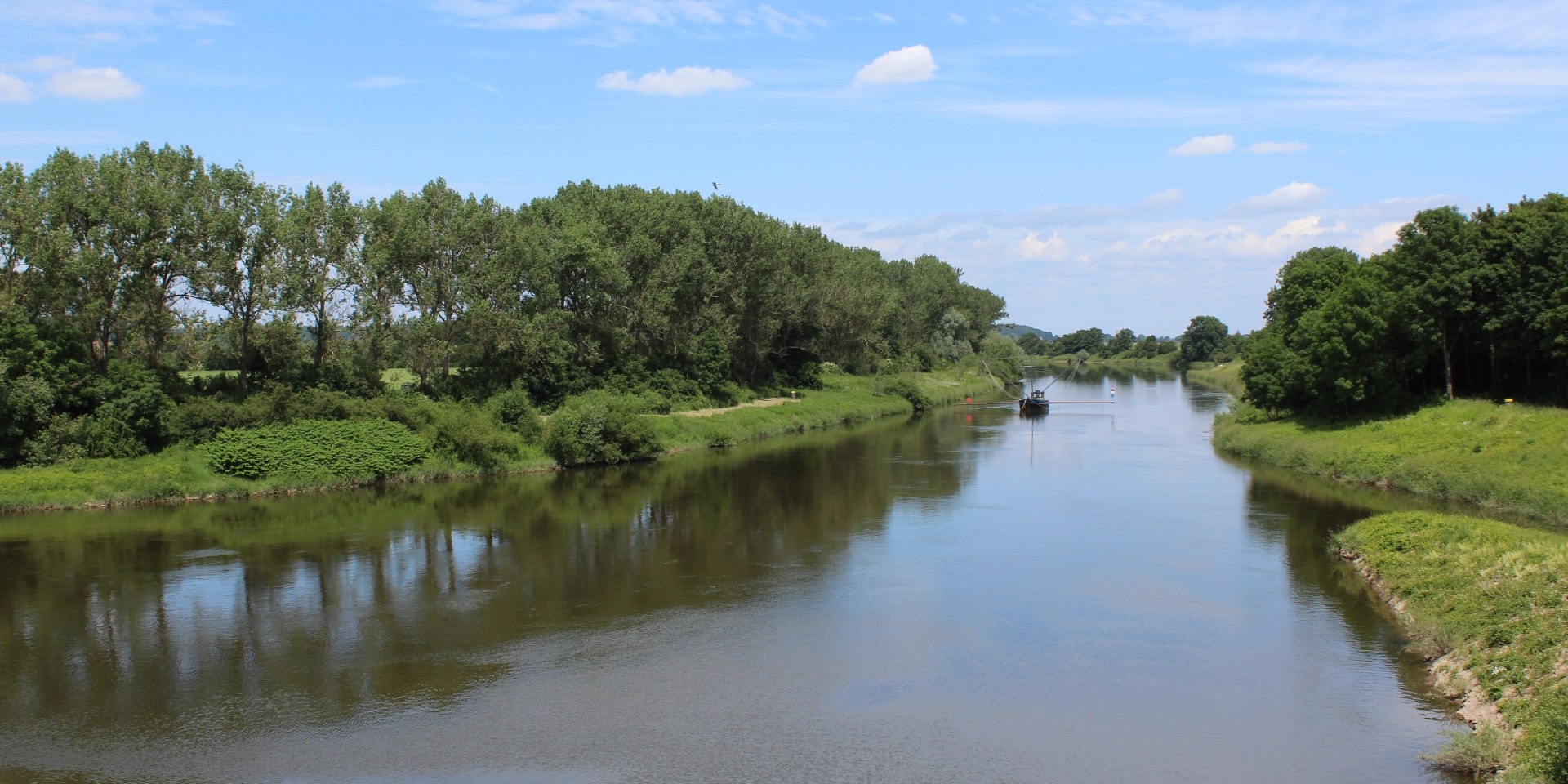 Aalschokker auf der Weser, © Mittelweser-Touristik GmbH