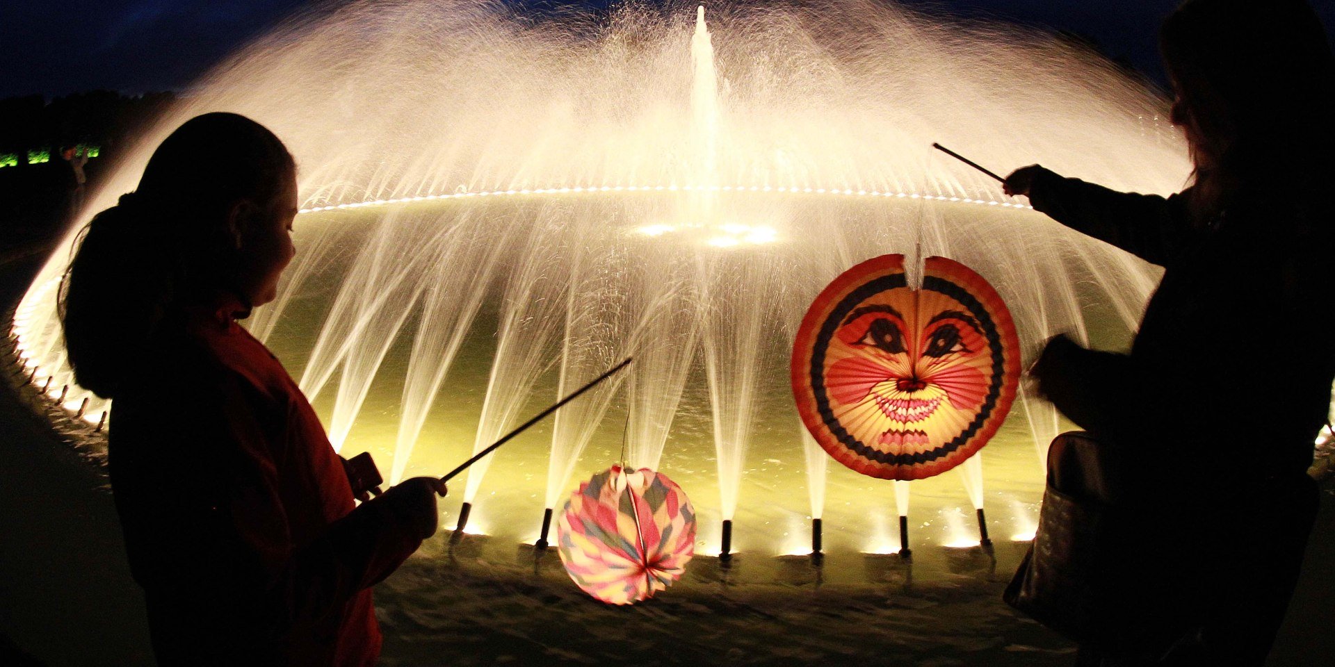 Laternenumzug im Großen Garten, © Florian Petrow Laternenumzug im Großen Garten, © Florian Petrow