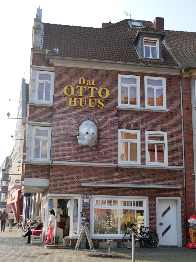 Außenansicht des Otto Huus in Emden
