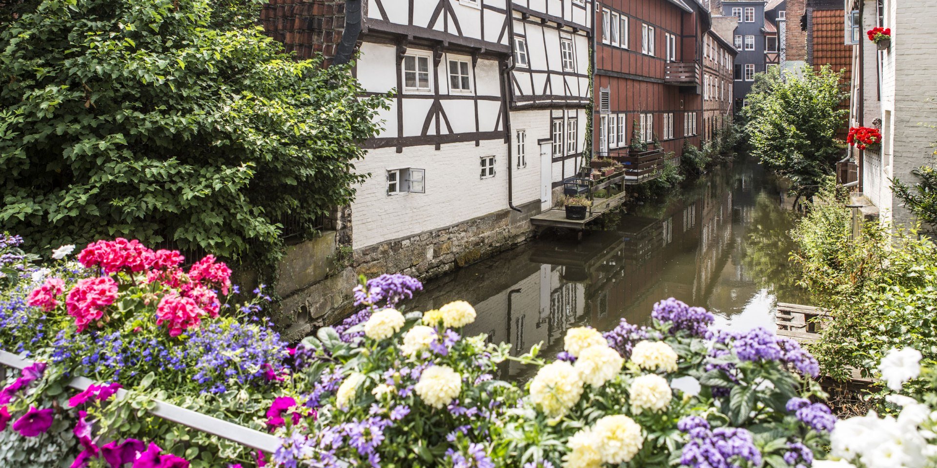 Die Oker in Wolfenbüttel, © Stadt Wolfenbüttel