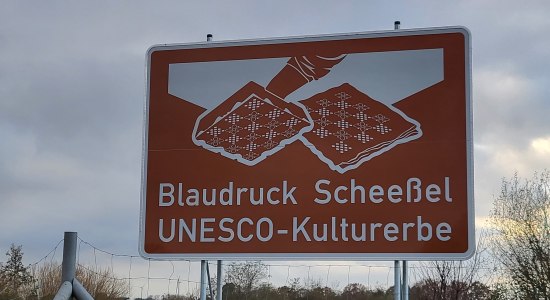 A1 mit Blaudruck Scheeßel, © Touristikverband Landkreis Rotenburg (Wümme) e.V.
