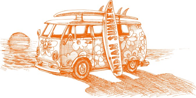 Zeichnung VW Bulli