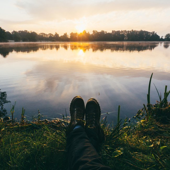 Sonnenuntergang am Feriensee bei Quakenbrück, © TMN / German Roamers / David Kollmann