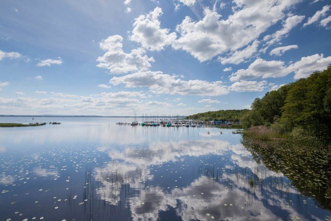 Steinhuder Meer mit Segelbooten