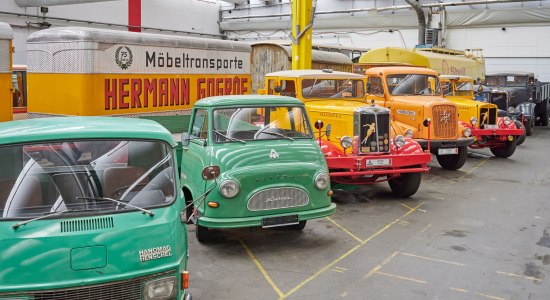 Der PS.SPEICHER in Einbeck macht seine Sammlung Lkw + Bus nun auch unter der Woche zugänglich., © ö_konzept / Gregor Lorenz Der PS.SPEICHER in Einbeck macht seine Sammlung Lkw + Bus nun auch unter der Woche zugänglich., © ö_konzept / Gregor Lorenz
