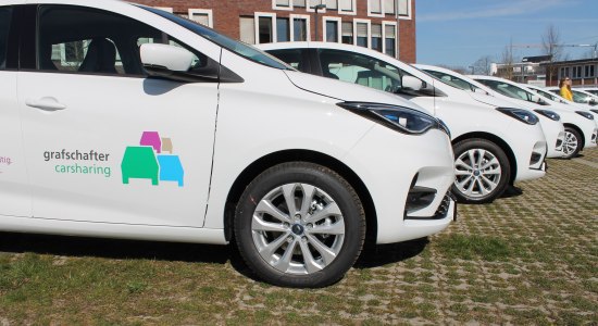 Das Grafschafter E-Carsharing macht es möglich: Gäste können in der Grafschaft Bentheim jetzt Elektroautos leihen., © Landkreis Grafschaft Bentheim 