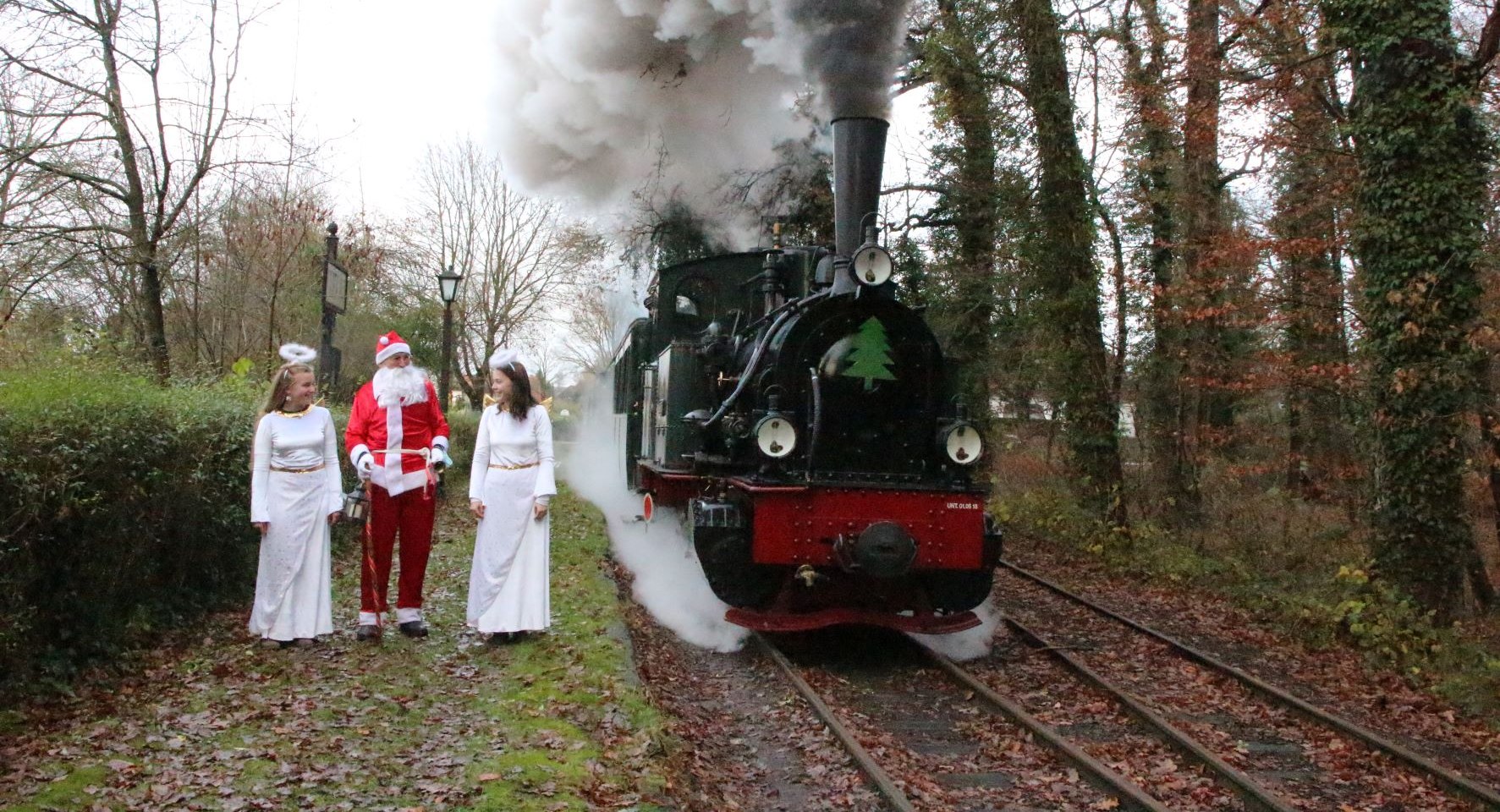 Die Museums-Eisenbahn in Bruchhausen-Vilsen lädt zu ihren beliebten Nikolausfahrten ein. , © Martin Thies