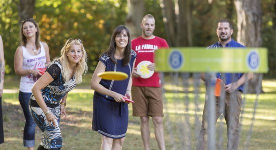 Disc-Golfen im Seeliger Park , © Stadt Wolfenbüttel/ Christian Bierwagen 