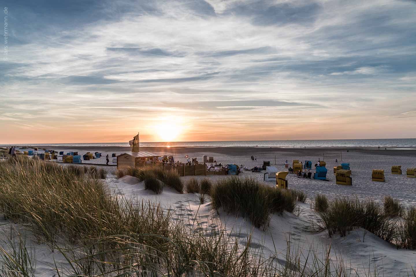 Juister Strand und Sonnenuntergang, © Lars Wehrmann